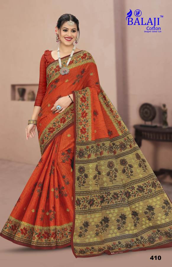 Prime Beauty Queen With B.p Vol-4 By Balaji Khadi Printed Cotton Sarees Wholesale Online